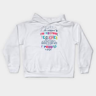 An Awesome Homeschool Teacher Gift Idea - Impossible to forget Kids Hoodie